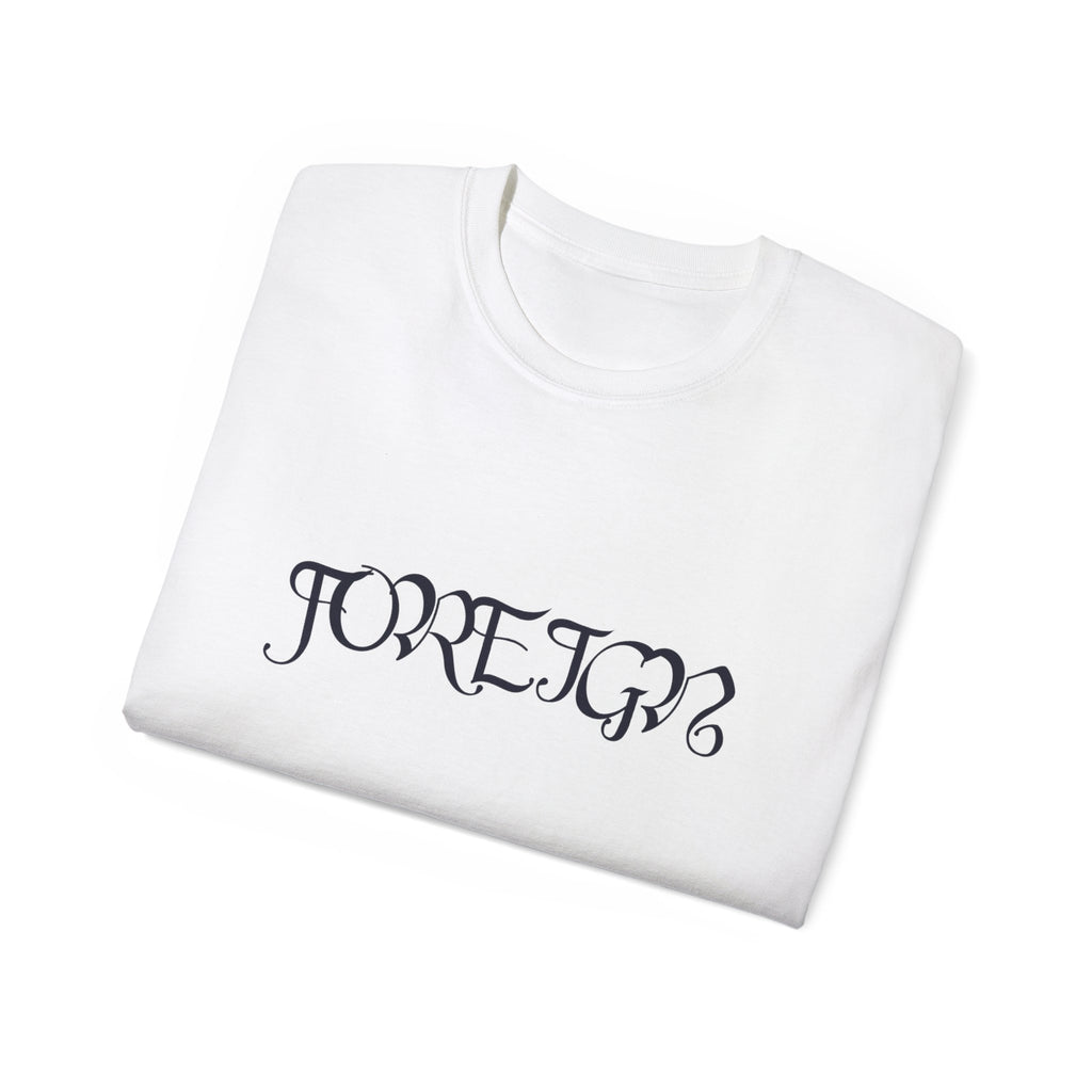 FOREIGN T‑Shirt Minimal Gothic Logo Tee